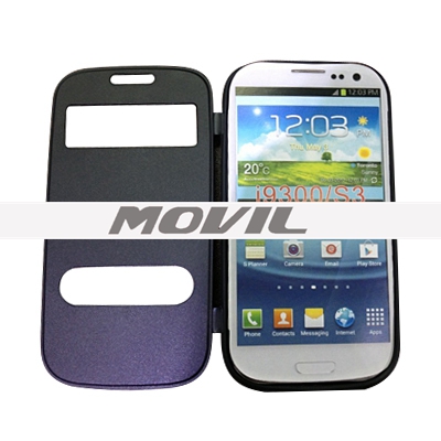 SCB-221 Fundas con ventana de vista para Samsung S3 I9300 SCB-221-2